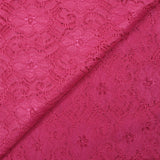 Dentelle polyester Rosalie rose bonbon