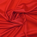 Maille de viscose satinée rouge