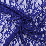 Dentelle polyester Clara bleu roi