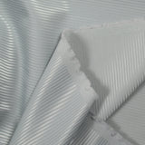 Blue-gray striped woven-dyed polyester