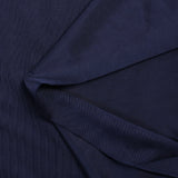 Maille de viscose satinée bleu marine