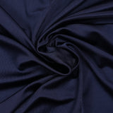 Maille de viscose satinée bleu marine