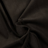 Velours côtelé 100% coton 1,5 mm marron foncé