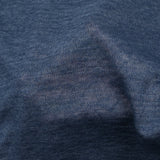 Fine heather blue polyviscose knitted knit