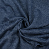 Fine heather blue polyviscose knitted knit