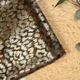 Seda devorada lanzada leopardo dorado