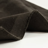 Velours côtelé 100% coton 1,5 mm marron foncé