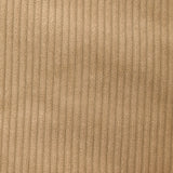 Velours polyester côtelé biscuit