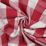 Coton Vichy 50mm rouge