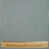 Algodón Vichy 3 mm de color verde oscuro