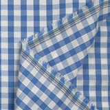 Coton Vichy 9mm bleu clair