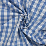 Coton Vichy 9mm bleu clair