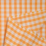 Coton Vichy 9mm abricot