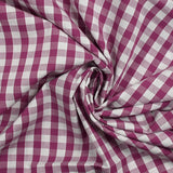 Cotton Vichy 9mm Plum