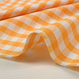 Coton Vichy 9mm abricot