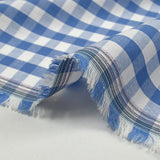 Coton Vichy 9mm bleu clair