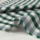 Vichy cotton 9mm dark green