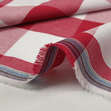 Coton Vichy 50mm rouge