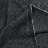 Mezcla de lana gris jaspeado cepillado