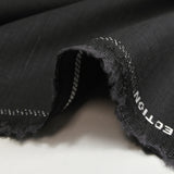 Fantasy wool blend suit fabric anthracite black background