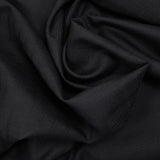 Black checked wool blend suit fabric