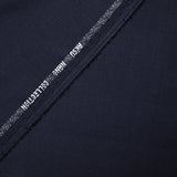 Tejido de traje azul marino textura mezcla lana