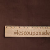 Velours côtelé polycoton 1 mm capybara