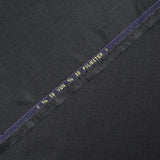 Heather black wool blend suit fabric