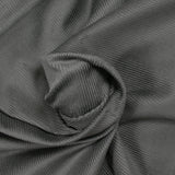 Velours côtelé 100% coton gris argent