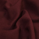 100% Cashmere Borgoña de doble lado por metro