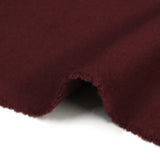 100% Cashmere Borgoña de doble lado por metro