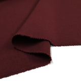 100% Cashmere Borgoña de doble lado por metro