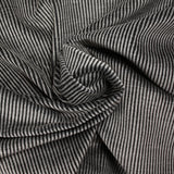 Velours côtelé 100% coton 3 mm gris