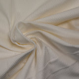 Velours côtelé 100% coton 3 mm blanc cassé