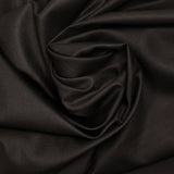 Dark brown wool blend twill suit fabric