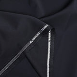 Navy wool blend suit fabric
