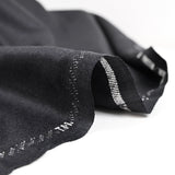 Tela de traje mezcla lana fantasía jaspeado gris oscuro