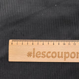 Velours côtelé 100% coton 3 mm gris anthracite