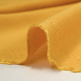 Voile de viscose jacquard satiné Sana jaune