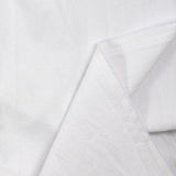 100% Coton lavé blanc