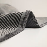 Velours côtelé 100% coton 3 mm gris