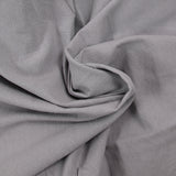 100% Coton lavé gris clair