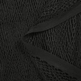Dentelle polyester résille Graziella noir