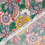 Coton liberty ® Firework Garden multicolore au mètre