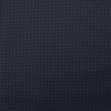 Square and polka dot printed cotton twill with midnight blue background