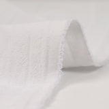100% Coton lavé blanc