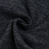 Maille chinée lurex argent fond marine