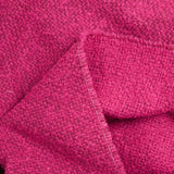 Tweed mezcla lana rosa