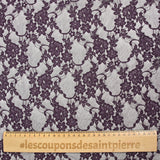 Dentelle polyester Noémie violet