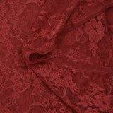 Dentelle polyester Noémie bordeaux